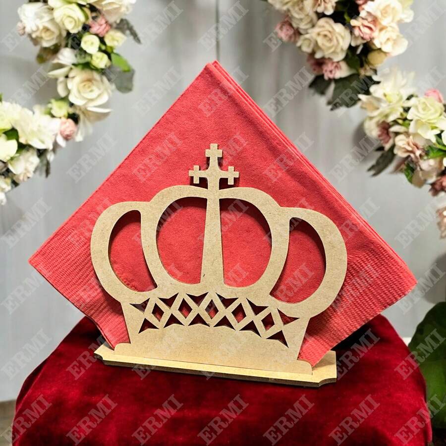 Servilletero En Forma De Corona Para Toda Ocasión 10 Piezas - COR69 - Ver 1