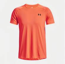 Under Armour 男子跑步訓練寬鬆透氣速乾休閒運動T卹 - 亮橙色 - 查看 1