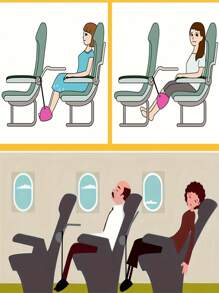 1 buc Suport pentru picioare reglabil și portabil pentru avion - Suport pentru picioare ușor și confortabil pentru hamac, cu curea și cataramă de siguranță, material poliester ușor de întreținut, ecranare RFID - excelent pentru zboruri lungi, negru, Suport pentru picioare pentru călătorii în avion