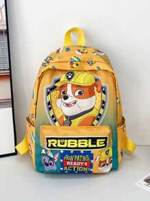 Paw Patrol Schoolbag For Kindergarten Children, 3-4-6 Years Old Backpack, Boy Paw Patrol Cartoon Bag, Lightweight And Large-Capacity Backpack, School Supplies, School Backpack, School Bag, Backpack For School, Back To School Backpack, School Bookbag, Back To School Bags, Waterproof, Portable, Classic Casual, Cute, Boys And Men, Perfect For Back To School, First Day Of School, Elementary School, Preppy Backpack For School