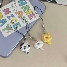 Colgante de teléfono con diseño de gato, adorno estético y kawaii con colgantes hechos a mano lindos, decoración para teléfonos, cámaras, tabletas, bolsos, regalos para madres, familia, amigos, cumpleaños, vacaciones, cadena de teléfono
