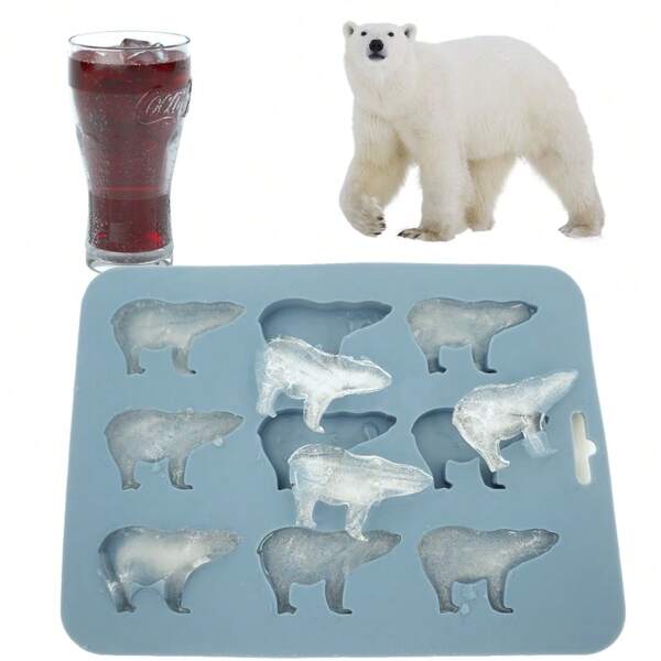 1pc Silicone Ice Cube Mold, Suitable For Jelly, Candy, Cookie And Chocolate