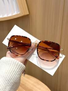 春季单片太阳镜基础款新款复古优雅 Y2K 女士时尚眼镜，适合户外旅行、街拍、约会、夜场装扮，时尚配饰，适合所有脸型 - 彩色 - 查看 7