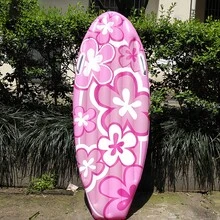 Inflatable Surfboard With Handles, Water Float Board, Inflatable Stand-Up Paddle Board, Swimming Floating Surf Mat, Learn To Surf, Water Fun, Adult Lightweight Party Board, Summer Ocean Party - A Great Mother's Day Gift - Dusty Pink - View 2