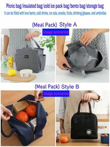 1pc Picnic Blanket | Beach Mat | Picnic Rug | Picnic Tote, 600D Oxford Cloth, Multi-Functional Camping Mat/Household Garden Game Mat, Dust/Moisture-Proof Pad, Suitable For Spring/Summer, Indoor/Outdoor Camping, Beach, Outing, Lawn, Riverside, Wedding Season, Graduation Season, Back To School Season, Halloween, Christmas Party Mat (Two Different Covers, Different Pastes, Random Delivery! Ps: The Effect Of Opening Is The Same)