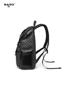 Mochila de gran capacidad con estampado floral de moda para hombres, mochila casual para ir y venir, viajar, para la universidad y laptop, mochila deportiva con cremallera, adecuada para el transporte, gran regalo para hombres