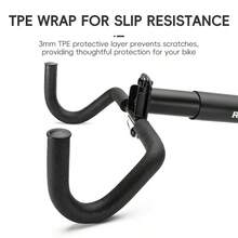 ROCKBROS Double Hook Folding Wall Mounted Bicycle Storage Rack Bicycle Hanger Holder Fitting Screws Foldable And Adjustable Bicycle Rack 360°Bicycle Hanger With Helmet Hook MTB Road Bike - Black - View 3