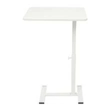 Bedside Table, Adjustable Hospital & Home Use Bed Table Rolling Laptop Table - White - View 6