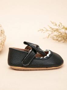 Cute Bow Newborn Infant Shoes, Soft & Comfortable Princess Shoes For Infant Girls 6-12 Months, Spring/Summer