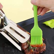 2 Pieces/Set Of Silicone Oil Brush, Barbecue Brush, Kitchen Baking Cake, Oiling Brush, All-In-One Silicone Oil Brush