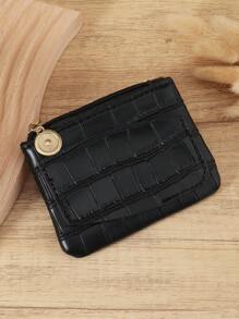 Women Pu Zip Crocodile Fashion Small Lightweight Fashion For Anniversary For Birthday Gift For Gift White-Collar Workers For Male For Female For Women Wallet Mini Wallet Purse Wallet Coin Wallet Wallet