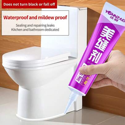 1/2 件装陶瓷和瓷砖填缝剂，防水防霉密封胶，适用于家庭厨房和浴室填缝，返校