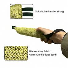 1pc - Durable Dog Training Supplies Chew Stick Chew Pulling Pet Toy Double Side Handle Professional Tear Resistant Chew Pulling