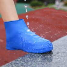 1 Pair Of Outdoor Latex Rain Boots Waterproof Shoe Covers, Suitable For Multi-Scenario Waterproof Shoe Covers. Durable, One Size ,Office,Household,Travel