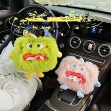 1 Stück - Reise Auto Taschentuchbox kreativ süßer kleiner Monster Auto Hängetasche Auto Taschentuch Tasche Auto Hängende Taschentuch Rack Aufbewahrungsbox Auto Taschentuchbox Sommer für Frauen Aufbewahrungsorganizer Geschenk Hochzeit
