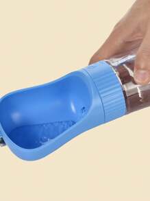 PETSIN 1 pezzo Bottiglia d'acqua portatile per animali domestici con ciotola, tazza d'acqua per cani da passeggio, articoli per cani da esterno