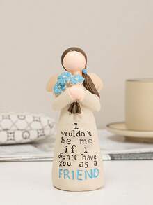 Una hermana, dos hermanas, tres hermanas estatua, regalo para celebrar la amistad, escultura conmemorativa de la amistad, figuras decorativas para interior, sobremesa, exterior, jardín, patio. - Multicolor - Ver 7