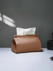 1/2 Pcs Leather Tissue Box Holder, Car Tissue Paper Dispenser