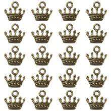 20pcs Zinc Alloy Charms Lead Free & Cadmium Free Crown Shape Crown DIY Jewelry Accessory