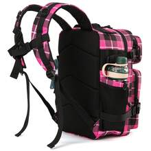 25 Litri Zaino Tattico Zaino With Large Capacity For The Sopravvivenza In Campeggio Di 3 Days With Portabottiglie D'acqua Zaini Da Viaggio - 玫紅色 - 查看 3