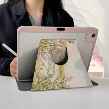 360° drehbare & faltbare Schutzhülle kompatibel mit IPad Air 6/5/4 & IPad 10 (10.9 Zoll) - Kompatibel mit Apple IPad Pro 2024, Air M3/A16 2025 - Kompatibel mit Samsung Galaxy Tab S9 FE+/S10/S8, ideal für Arbeit, Reisen und Entspannung zuhause