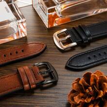 Dây đeo bằng da không có khoảng trống tương thích với Samsung Galaxy Watch 7 Ultra 47mm Vòng đeo tay tương thích với Galaxy Watch Ultra 47mm Dây đeo kinh doanh nhanh - Đồng hồ Samsung Galaxy Ultra 47mm - Xem 4