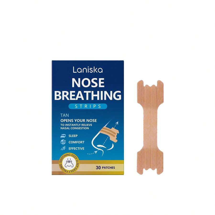 Laniska Care Nasal Patch, Relieve Nasal Discomfort At Night Anti-Snoring Care Sleep Care Nasal Patch - 彩色 - 查看 1