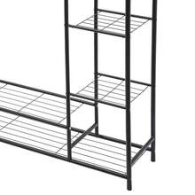 Freestanding Clothing Garment Rack Rolling Clothes Organizer Wardrobe Closet - 1 - View 8