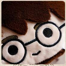 Harry Potter Series Plush Magic Hanging Bag Decor - Harry Potter Head Charm, Wand, Hogwarts School Keychain Charm, Harry Potter IP Merchandise, Collectible Gift For Fans