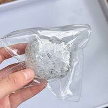 1/2/3个装彩色减压球，成人解压玩具，挤压球，粘性减压球 - 橢圓碎冰 - 查看 6