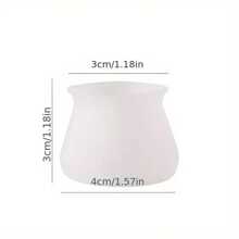 3/12 peças de capas de silicone para pernas de cadeira, protetores antiderrapantes para pernas de móveis, almofadas antiderrapantes para piso de mesa e cadeira, outros tipos de acabamento de metal, reduzem o ruído, adequadas para decoração de casa - reutilizáveis