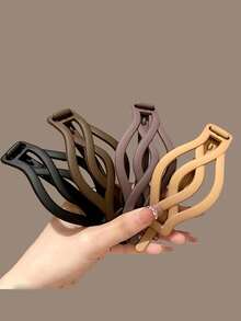 优雅的亚克力青蛙夹，大号哑光纯色扭发夹，可爱的镂空设计，甜美风格的女士发饰，情人节的完美之选 - 混合颜色，女士发饰，美发工具，美容配件，卷发配件，发饰，发饰，女士发饰，秋季，旅行，美发工具，女士配饰，发饰，秋季，头发，发饰，女士发饰，旅行，发饰，女士发饰，美发工具，发饰，发饰，东西，美容配件