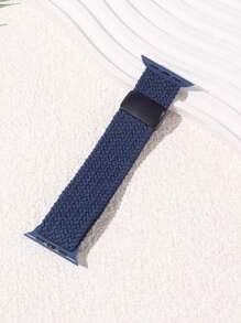 1 pieza de correa de reloj compatible con Series 10/9/8/7/6, de bucle elástico con hebilla magnética trenzada de nailon