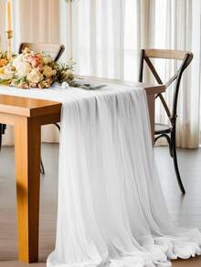 1pc Solid Color Romantic Wedding Arch With Sheer Curtain, Suitable For Weddings, Engagements, Valentine's Day Ceremonies, Receptions And Parties, Lightweight And Versatile Wedding, Banquet And Home Decoration Background,Fall Decor,Autumn Decor,Room Decor