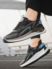 2025新款男士透气网眼休闲运动鞋，四季气垫减震防滑跑步鞋，舒适时尚，适合户外运动、跑步、健身房 - 彩色 - 查看 7