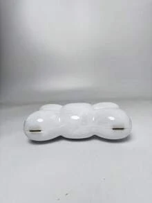 2025 Summer Fashion Acrylic Bow Handbag For Women, Wedding/Evening/Clutch/Shoulder Bag - White - View 3