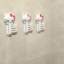 Sanrio [Rotating Hook For Towels & Keys] Adorable Rotating Hook - Hook Up Versatile For Towels, Bags & Keys, Traceless Wall Decor, Perfect For Kitchen & Bathroom, Kitchen Storage Utensils, Room Decoration, Suitable For Kitchen, Restaurant, Party, Camping, Gathering, Gift For Friends, Family Gift
