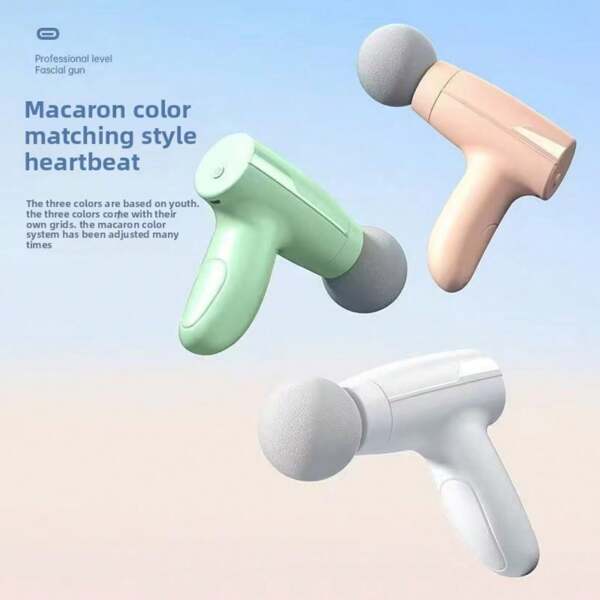 RAF Muscle Massager Small Vibrating Fitness Massager Handheld Sports Massager 3 Levels Adjustable Muscle Massager Device Travel,Massager, Mini Travel Massage Gun, Ideal Gift For Men & Women, Fitness Gym Exercise, Sports Equipment, Gym Supplies,Pocket Fascia Gun Mini Small Muscle Muscle Massager