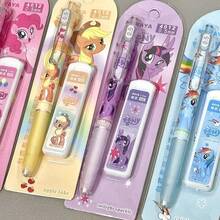 Randon 1/2pcs My Little Pony Anime Peripheral Cartoon Eraser Automatic Pencil Set Creative Kawaii Girl Heart 0.5mm Stationery Wholesale - Multicolor - View 9