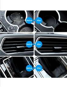 Car Cleaning Gel, Interior Maintenance And Cleaning Product, Convenient Corner Dust Removal, Universal Type Suitable For All Vehicles, Daily Use, Reusable Stick-On Dust Removal - Multicolor - View 6