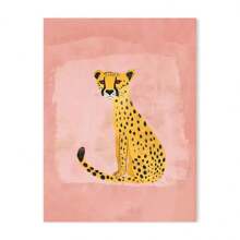 1 pièce Cadeau Affiche murale d'animaux mignons et colorés pour chambre d'enfant, crèche, maternelle. Décoration de maison. Option avec cadre.
