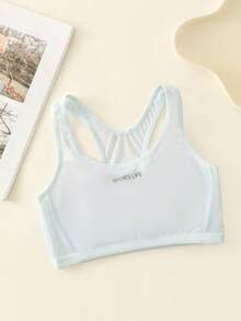 3pcs Girls' Breathable Mesh Vest Crop Tops - Multicolor - View 4