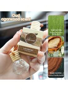 8ml Aroma Pendant Air Freshener, Remove Odors And Has A Long-Lasting Fragranceo Freshen The Air In Bathrooms, Decorate Cars And For Aromatherapy, Wonderful Winter Gift For Women And An Excellent Gift For Best Friends
