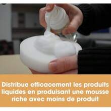 150ml Foaming Bottle - Cleanser/Soap/Shampoo Pump Dispenser - Turns Your Soap Into Foam For Easier Cleanup