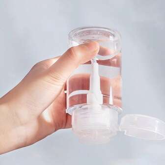 Professional Push Down Liquid Pump Dispenser Bottle - Perfect For Nail Polish & Makeup Remover!
