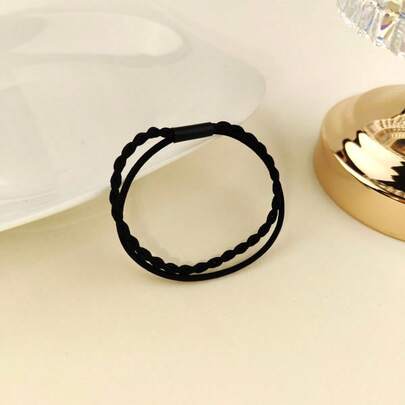 5 Pcs Manufacturer Wholesale High Elasticity Durable Nylon Headband Multi-Layer Hand-Woven Headband Elastic Headband Color Sweet Hair