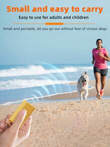 New Mini Ultrasonic Dog Repeller, USB Rechargeable, Lithium Polymer Battery, Pet Training Device, Anti Barking Trainer, Portable And Easy To Carry, Prevent Dog Biting, Outdoor Use, Dog Supplies - Multicolor - View 6