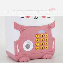 Hucha musical para niños Banco electrónico de depósito automático Mini cajero automático Cajas de ahorro para niños pequeños - Rosa - Ver 8