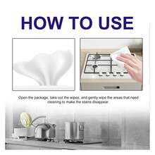 Jaysuing Kitchen Cleaning Wipes, Clean Stubborn Stains Kitchen Heavy Grease Multi-Effect Cleaning And Thickening Wipes - Multicolor - View 5