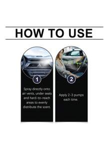 Homonth 100ml/Caja Ambientador de coche, perfume, desodorante purificador de aire para coche, spray desodorizante, eliminador de olores de coche
